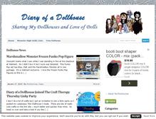 Tablet Screenshot of diaryofadollhouse.com